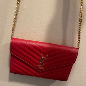 Small YSL wallet on chain